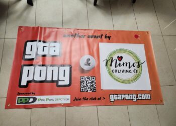 GTA Pong + Mimos Coliving Announce 4th Annual Toronto Ping Pong Event